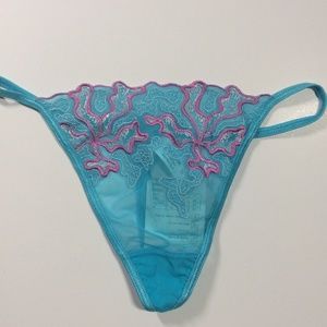 Coral Blue G-String (Axami Lingerie)